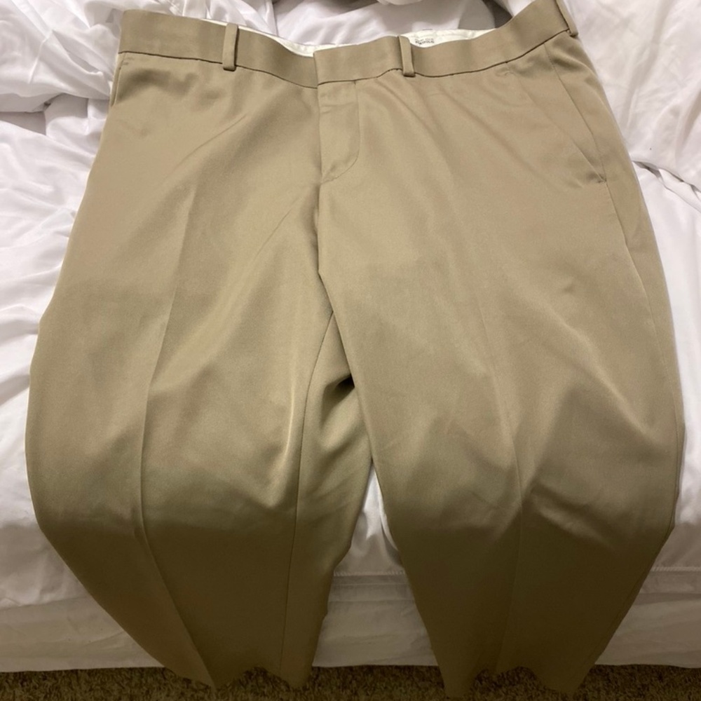 Khaki Slacks Perry Ellis